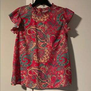 SHEIN Curve Floral Print Top